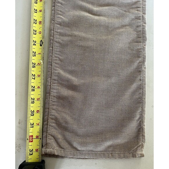7 For All Mankind Jeans Men's 34 Standard Soft Button Tan Beige Measures 36x33 - Picture 10 of 11